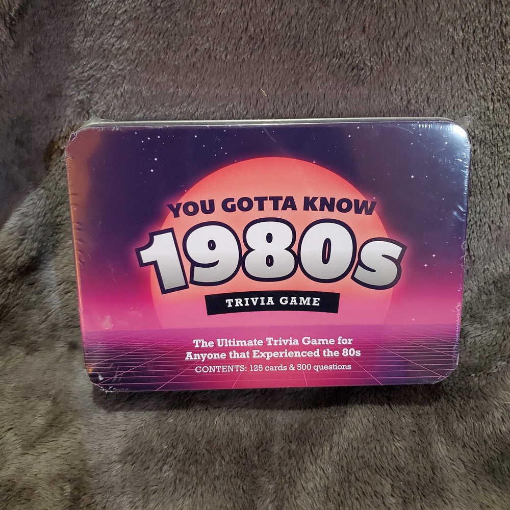 You Gotta Know 1980s Ultimate Trivia Game 500 Questions New and SEALED!
