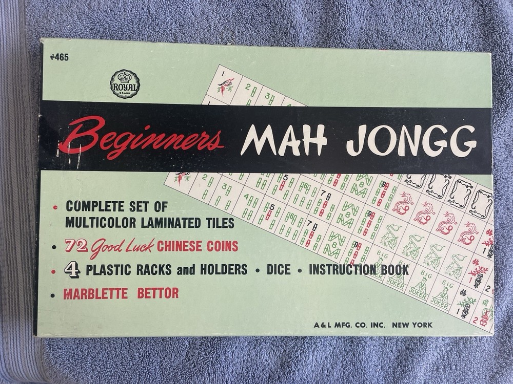 Vintage ROYAL TRAVELER MAH JONGG Set 1950’s Model #465