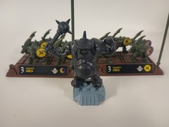 Lot Of Vintage Battle Masters Board Game Milton Bradley Parts Figs Orcs Ogre