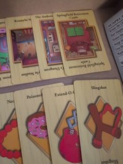 2002 The Simpsons Clue Game Replacement Pieces Characters Cards Dice Score