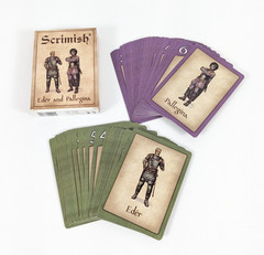 SCRIMISH Board Game EDER AND PALLEGINA Pillars Of Eternity Deck Used