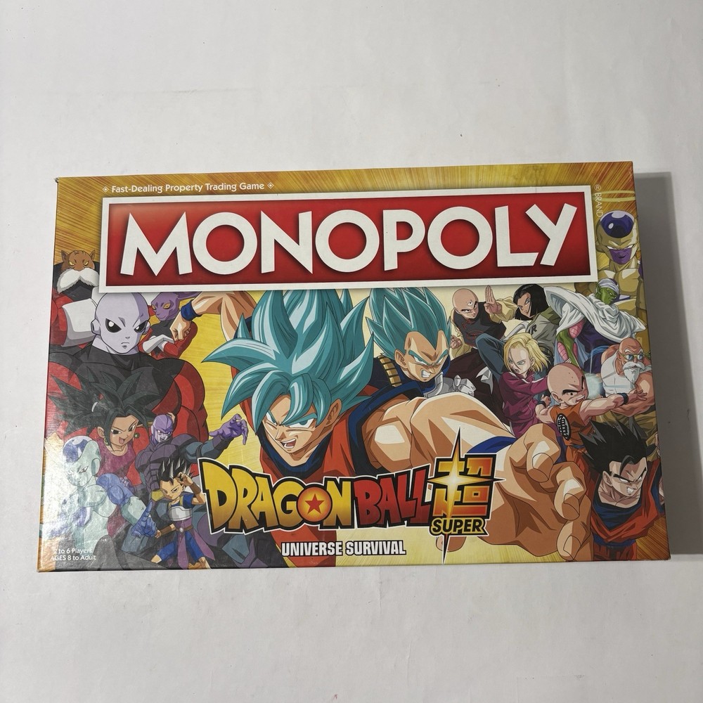 NIB Monopoly Dragon Ball Z Super Universe Survival Board Game 2020 USAopoly