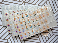 Mahjong Tiles Set – 160 Acrylic American Mah Jong Game – Pearl White Shell