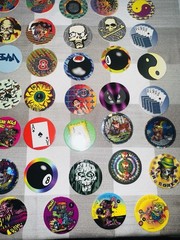 Vintage 1990s POGS Slammer & Slammers Milk Caps Huge Lot 90s Kids Toy