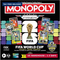 FIFA World Cup 2026 Board Game Panini Prizm Trading Cards Ages 8+