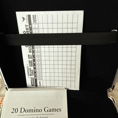 Cardinal’s Mexican Train Dominoes Double 12 W/Aluminum Case & Inst. ** Free S/H