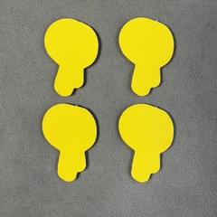 Madeline Scrabble Junior – 4 Replacement Hat Tokens / Game Pieces Parts