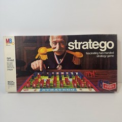 Vintage Stratego Board Game 1977 by Milton Bradley 100% Complete Strategy War