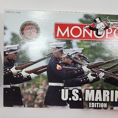 Monopoly U.S. Marines Corps USMC Edition Military Board Game 2005 Hasbro