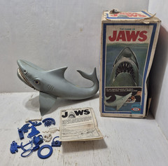 Vintage 1975 The Game Of Jaws Ideal With Box Missing Pieces Incomplete Set 1970s