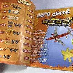 Crazy Bones Gogo’s Series 1 Sticker Album and Game Rules Book