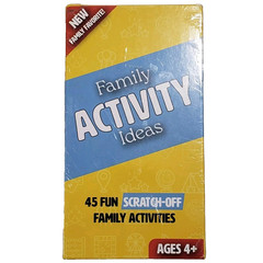 Family Activity Ideas | 45 Creative Scratch-Off Experiences Family Game. NIB