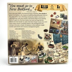 New Bedford Board Game + Rising Tide Expansion Greater Than Games Whaling READ