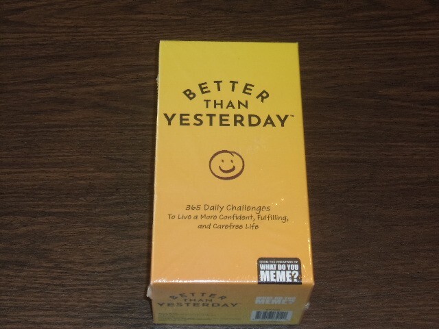 NIB 2022 BETTER THAN YESTERDAY Game 365 Daily Challenges To Live Confident Life