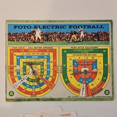 Cadaco Foto-Electric Football Hall of Fame Board Game 1970 Sports Teen Adult
