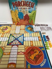 Parcheesi The Classic Game of India MB Hasbro 2001 – Rare – Complete
