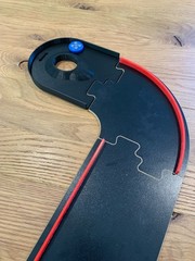 Custom PitchCar Extension Checkpoint Hairpin with Hill Pitch Car Board Game