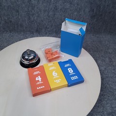 Shape Shuffle Speed Puzzle Game with Call Bell and Challenge Cards Multicolor