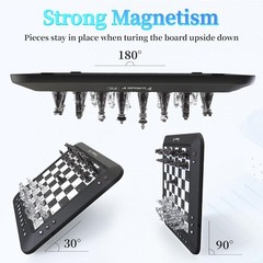 Femuey Electronic Chess Set Board Game Smart Chess Board Computer Chess Game