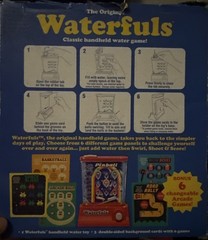 Original Waterfuls Classic Handheld Water Game – 6 Interchangeable Back Panels