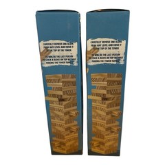 Lot 2 Greenbrier 72pc Wood Stacking Blocks Family Party Tumbling Tower Game New