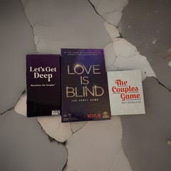 Three Games Great For Date Night, Love Is Blind, The Couples Game, Lets Get Deep