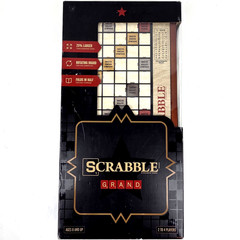Scrabble Grand Edition Crossword Game WS Company Wood Board Case New Sealed