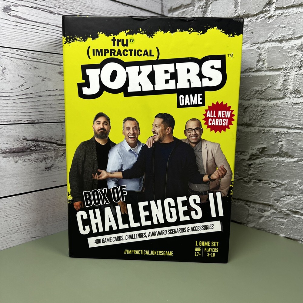 Impractical Jokers Box of Challenges 2 Party Game by Wilder Toys Fun Party Game