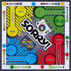 Sorry! Board Game for Kids Ages 6 and Up; Classic Hasbro Board Game; Each Player