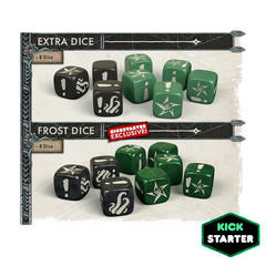 Cthulhu Death May Die: Fear of the Unknown: Frost Dice Bundle Kickstarter – New
