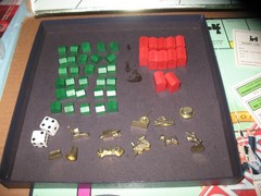 VINTAGE Monopoly Deluxe Edition Parker Brothers 1995 Golden Tokens