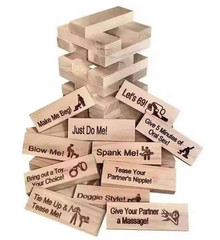 Lust Tower Naughty Block Game for Adults Couples Fun Stacking Party Date Gift