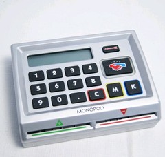 Monopoly Banking Unit, Bank Cards (6) & Rules – Here & Now Replacement Parts Set