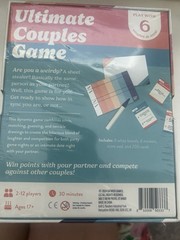 Ultimate Couples Game Fun Party Adults Guess Match & Draw New Sealed