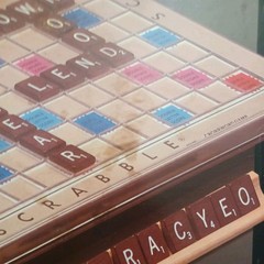 Scrabble Deluxe Edition Rotating Board 1989 Complete Read Description
