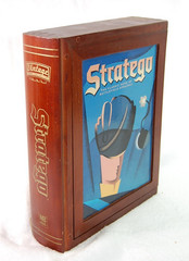 Stratego Vintage Collection Book Shelf Edition Wooden Box Board Game 2005
