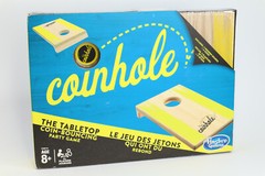 Hasbro Coinhole The Table Top Coin Bouncing Party Game Cornhole (2016)