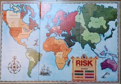 Risk & Castle Risk Board Game 2 in 1 Vintage Parker Brothers Incomplete AS IS