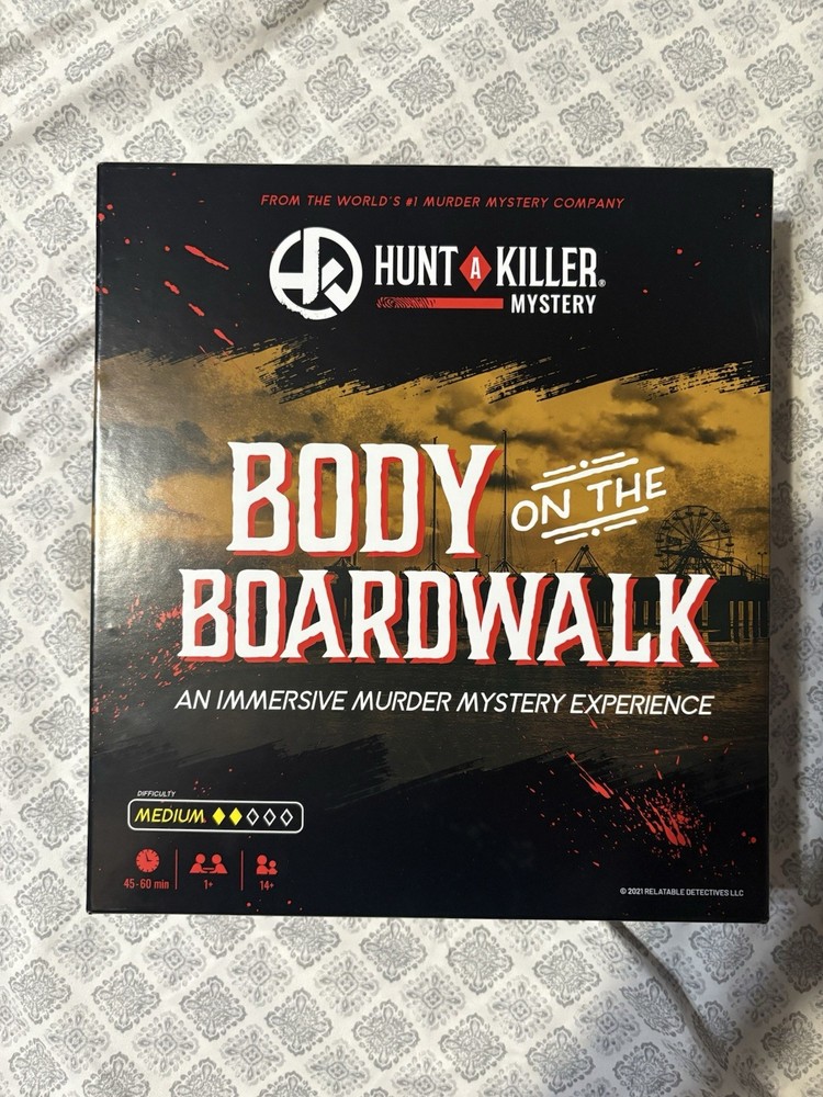 Hunt a Killer Body On the Boardwalk Immersive Murder Mystery (USED)