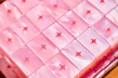 Pop Diva Themed Cotton Candy Pink Pearl Color American Mahjong Tiles