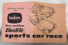 1959 Tudor Electric Sports Car Race Game Working in Good Condition FREE SHIPPING