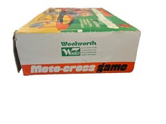 Vintage Woolworth / Woolco Moto Cross Bicycle Racing Game in Original Box