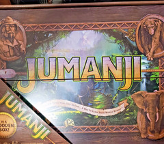 Jumanji the Game Real Wooden Box Edition of the Classic Adventure Board Game