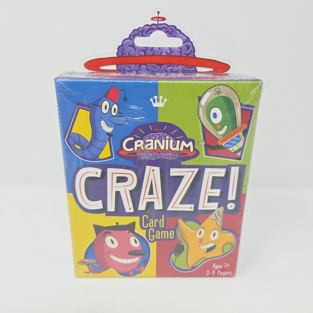 NEW Cranium Craze Card Game Funko Games Fast Paced Family 3-8 Players Ages 7+
