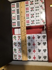 Yellow Mountain Imports Professional Chinese Mahjong Game Set New Sealed w/Case