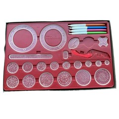 Vintage 1974 Spirograph No 401 Kenner Drawing Set Retro Geometric Art Toy