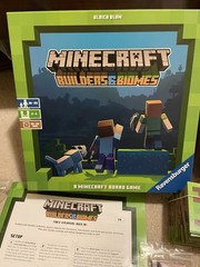 Minecraft Builders & Biomes Strategy Board Game Ravensburger 10 Years & Up