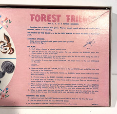 Vintage 1956 FOREST FRIENDS Board Game MILTON BRADLEY Complete #4808 Animals