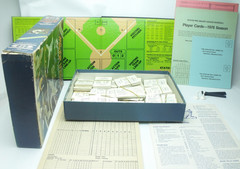 Statis Pro Major League Baseball game, 1979 from Avalon Hill Missing some cards