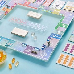 Mark & Graham Aura Monopoly Game Set Luxury Acrylic Board Family Night Gift New